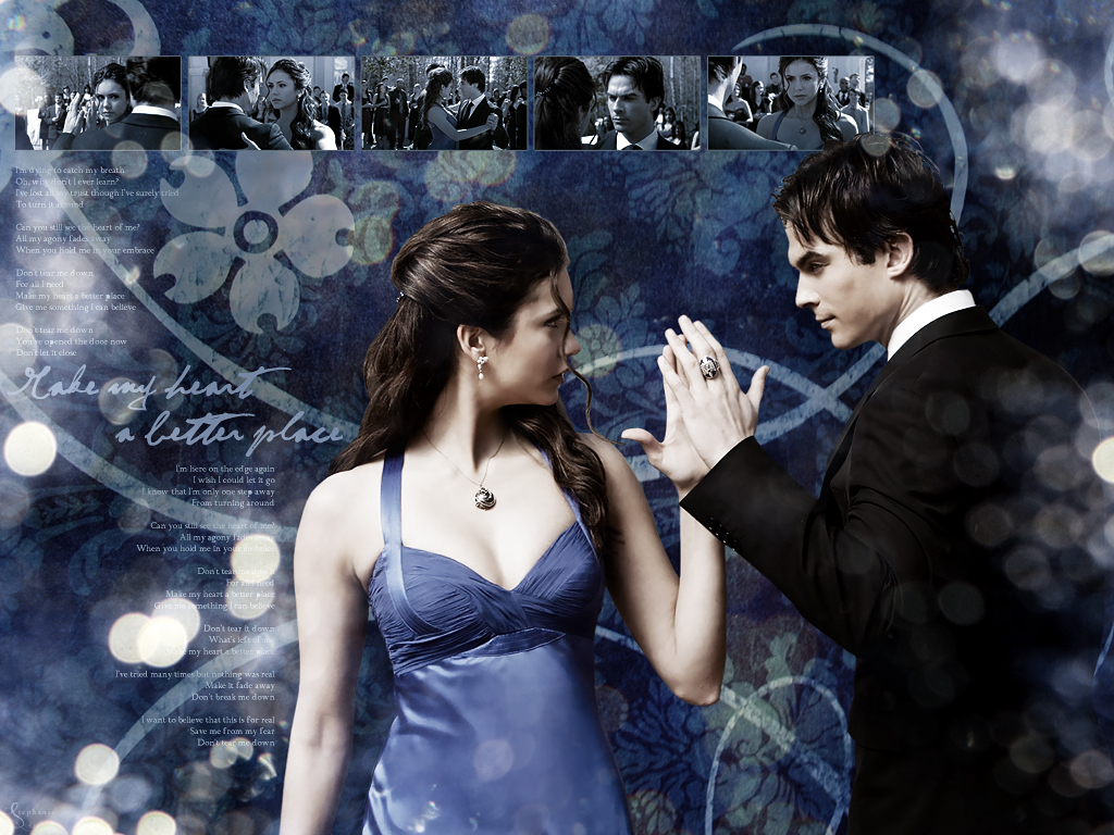 New Vampire Diaries Wallpapers: Damon or Stefan?